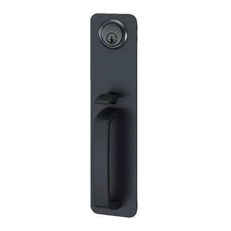 Von Duprin Grade 1 Exit Device Trim, Classroom Auxiliary Thumbturn Control, Thumbpiece Pull, Flat Black Coated 230TP 622